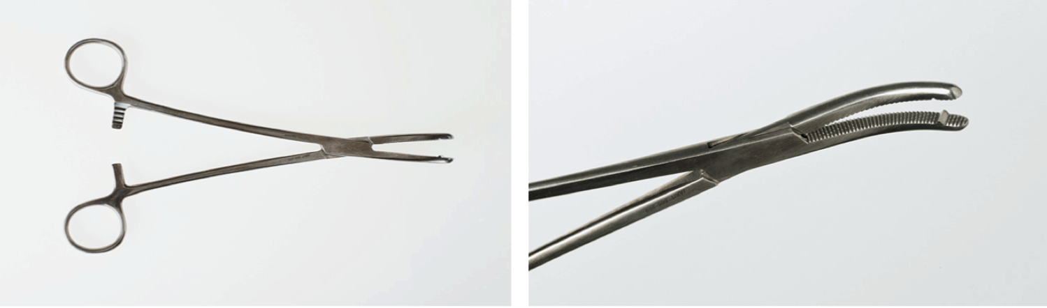 <p>Heaney Hysterectomy forceps</p>