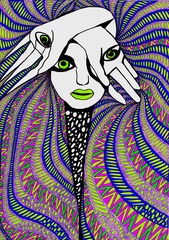 <p>the mental process of sorting, identifying, and arranging raw sensory data into meaningful patterns</p>