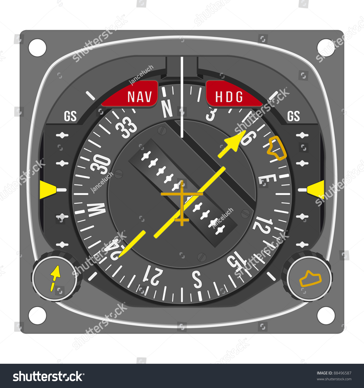 <p>Horizontal Situation Indicator, receive magnetic info and donāt need to be reset like a Heading indicator</p>