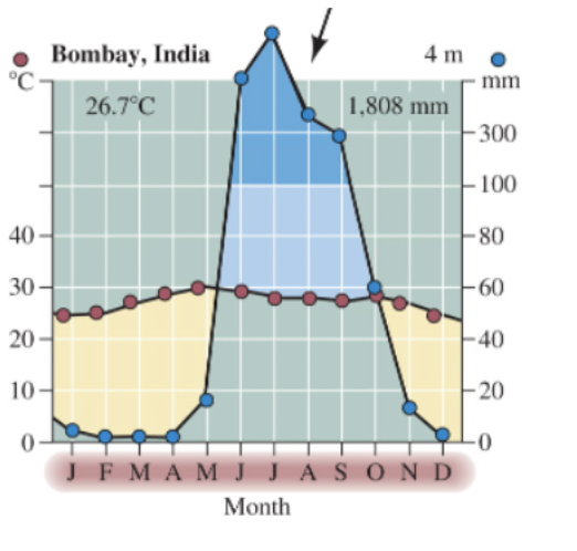 <p>what biome does this climate chart represent?</p>