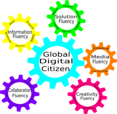 <p>a daily Internet user with broadband (high-speed) home Internet access and the technology and literacy skills to go online for employment, news, politics, entertainment, commerce, and other activities</p>