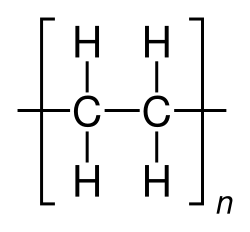 <p>It is an ethene polymer. </p>