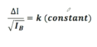 <p>Square Root Law Region: What is this equation used for?</p>