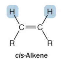 <p>CIS (Z) alkene; SYN addition</p>