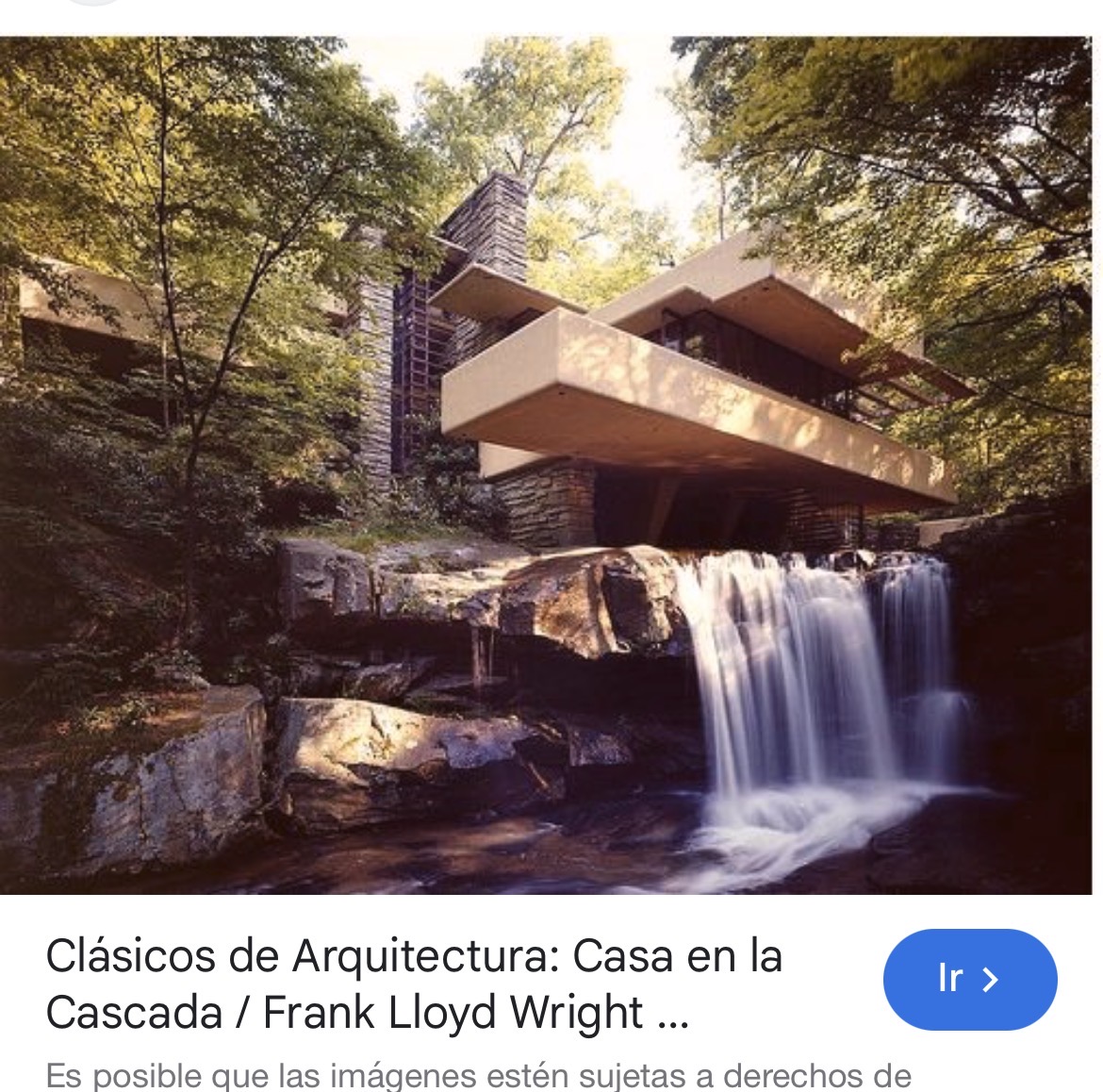 <p>frank Lloyd wright ( falling water ) la casa en la casa en la cascada) modernism</p>