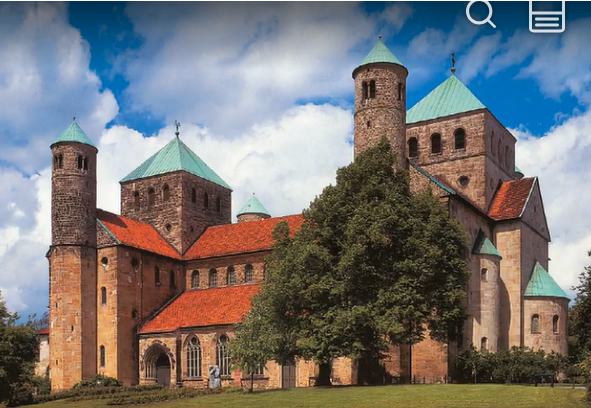 <p>Restored Abbey Church of Saint Michael’s Exterior </p>