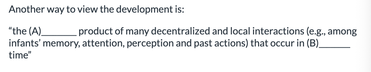 <ol><li><p>A: emergent, B: real</p></li><li><p>A: real, B: emergent </p></li></ol><p></p>