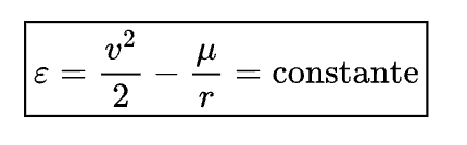 <p>énergie cinétique spécifique + énergie potientielle gravitationelle spécifique</p>