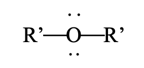 <ul><li><p>functional group name: ether</p></li><li><p>ending of IUPAC name: ether or alkoxy prefix</p></li></ul><p></p>