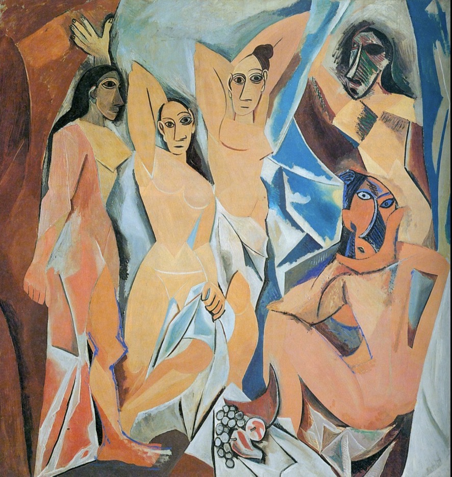 <p>Picasso, Demoiselles D’Avignon, 1907</p>