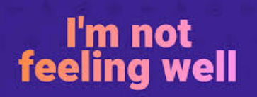 <p><span><strong>I'm not feeling great today.</strong></span></p>