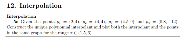 <p>Interpolation</p>