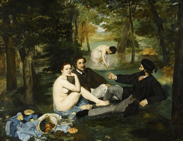 <p>Le Dejeurner Sur L’herbe - Manet</p>