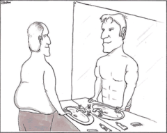 <p>the tendency to highlight and overemphasize positive information and characteristics when creating an impression</p>
