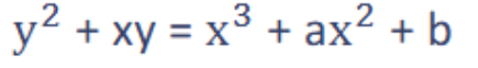 <p>Elliptic Curve Cryptography (ECC)</p>