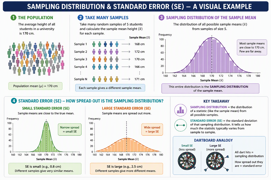 <p>Standard Distribution and Sampling Error Real World Example </p>
