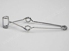 <p>Spring metal; used to hold test tubes or glass tubing</p>