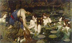 <p><span style="font-family: Calibri, sans-serif;">Typical mythological figures — graceful, sensual nymphs associated with spring, nature, and fertility (which would have appeared vulgar in comparison with the lilacs)</span></p>
