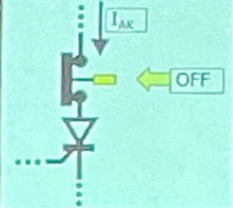 <p>Normally closed configuration of Anode Current Interruption </p>