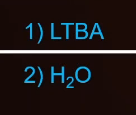 <ul><li><p>water is used to quench or stop the rxn</p></li></ul><p></p>