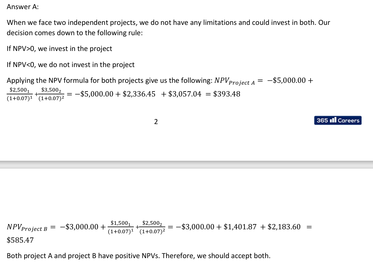 <p>Answer A, see image</p>