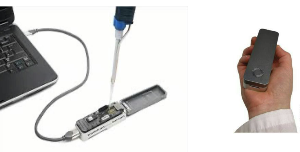 <ul><li><p>Sequencers the size of USB sticks for only 1000$!</p></li><li><p>Nanopore sequencing is less ideal for SNPs (single-nucleotide variants) because it doesn’t guarantee accuracy in that position; it’s better for structural variants (large DNA changes)</p></li></ul><p></p>