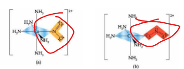 <p>those that can bond to the metal center at various different atom positions in the molecule. they have different ways to ling to the metl center</p>