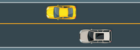 <p>What does a solid yellow line mean?</p>