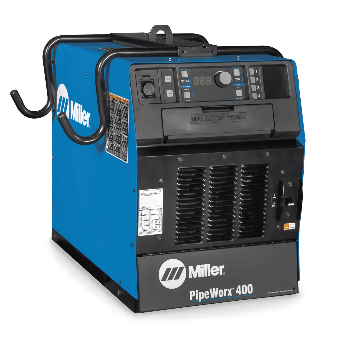 <p>Electrical device that converts AC power into controlled welding current, supplying constant current for SMAW/GTAW or constant voltage for GMAW welding<br>processes.</p>