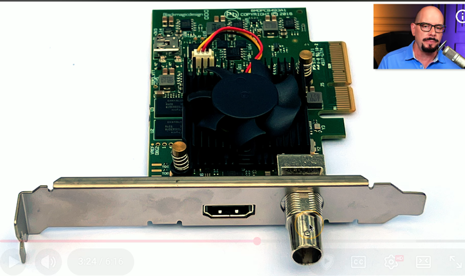 <ul><li><p>Expansion card for <strong>video input</strong></p></li><li><p>Used for <strong>streaming</strong> and external cameras</p></li><li><p>Installs via <strong>PCIe</strong></p></li></ul><p></p>