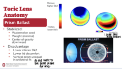 <p>How are prism-ballast lenses stabilized?</p>