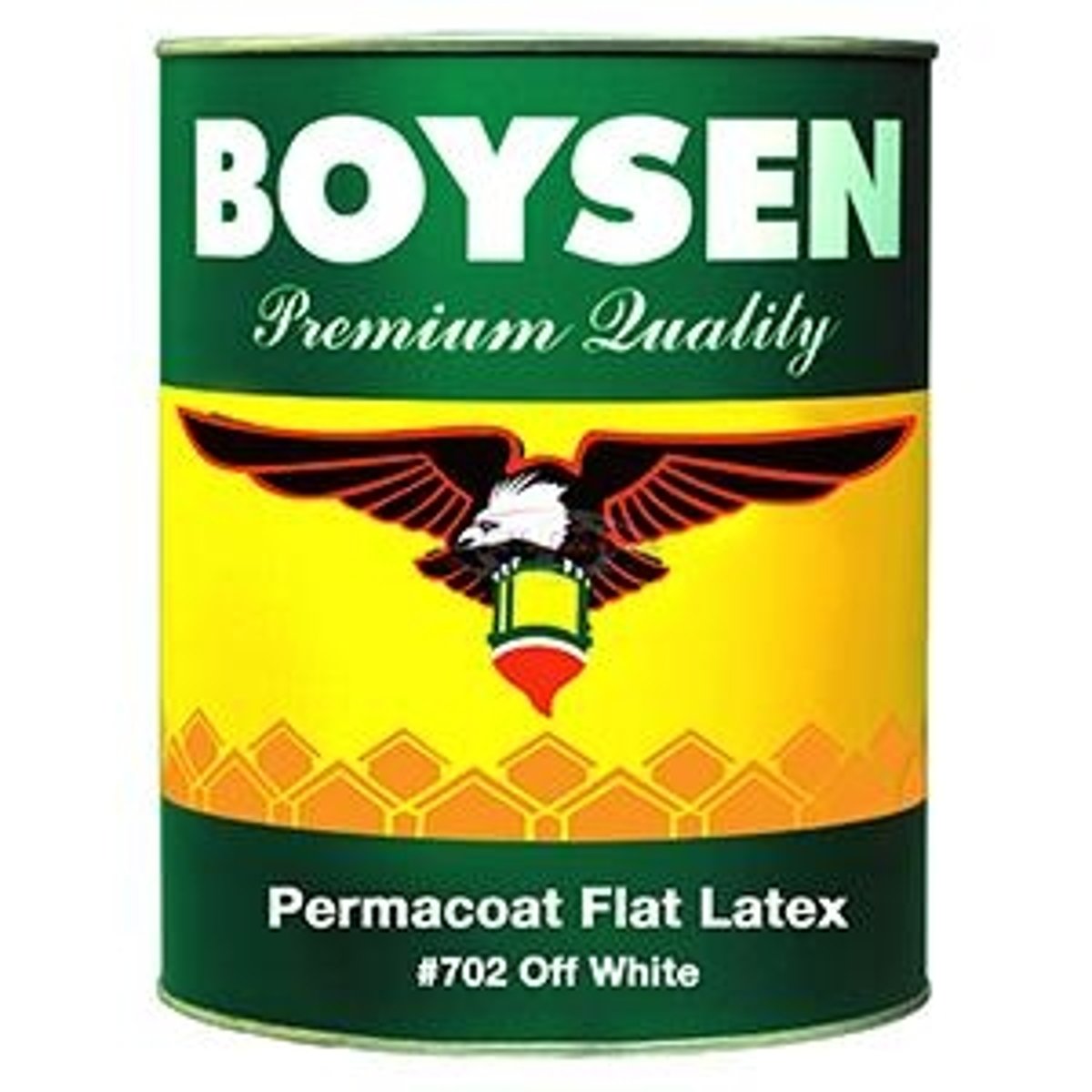 <p>DESCRIPTION: BOYSEN® Permacoat™ Latex Paint is a 100% acrylic latex paint with excellent hiding, durability and dirt pick-up resistance.</p><p>PRINCIPAL USES: For interior and exterior such as concrete, stucco, bricks plaster, hollow blocks, drywall surfaces, and properly primed wood.</p><p>PRACTICAL COVERAGE: 25-30 square meter / 4 liters / coat</p><p>APPLICATION: paint brush, roller or airless spray.</p>