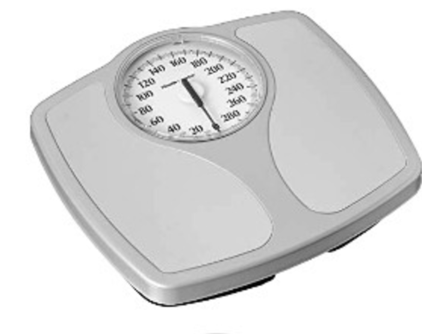 <p>A weighing machine placed on the floor to measure a person's body weight.</p><p>Example: I stepped on the bathroom scales this morning to check my progress.</p>