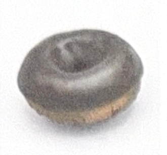 <p>Chocolate cake doughnut with chocolate frosting.</p>