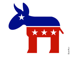 <p>the symbol of the Democratic Party</p>