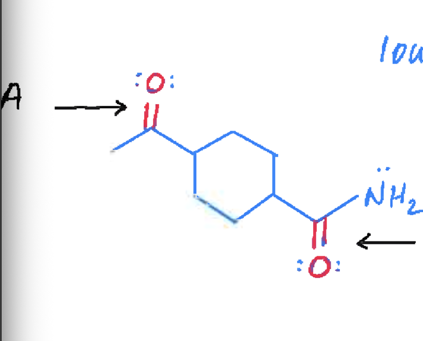 <p>which one is lower A or B</p>