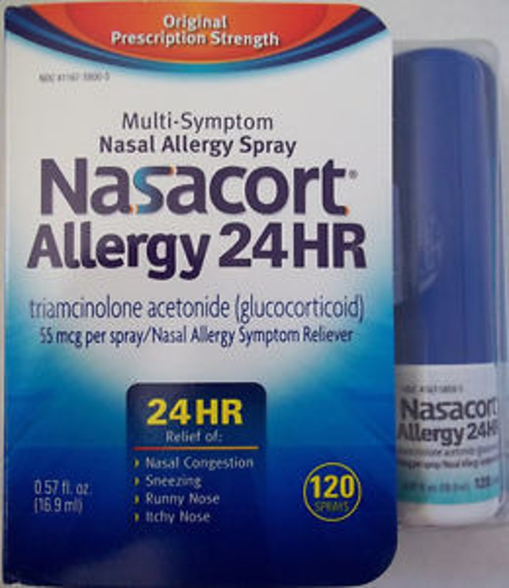 <p>Generic Name: Triamcinolone</p><p>Therapeutic Class: Corticosteroid</p><p>Indication: Allergic rhinitis</p>