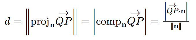 <p><span>Let 𝐿 be a line in space passing through point 𝑃 with direction vector 𝐯. If 𝑀 is any point not on 𝐿</span></p>