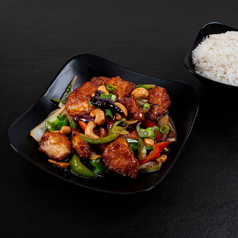 <p>Wok noix de cajou, piment séché</p>