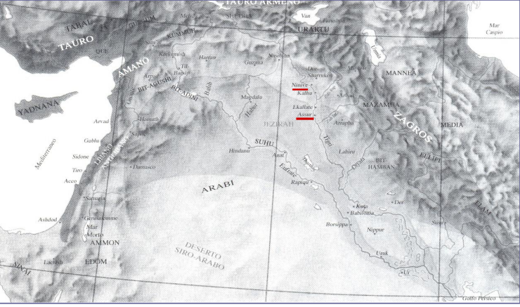<p>UBICACIÓN DE ASIRIA</p><p></p>