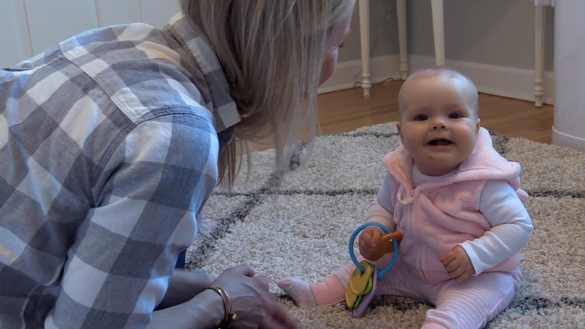 <p>- In which <u><mark data-color="#f7f2d4" style="background-color: rgb(247, 242, 212); color: inherit;">infants smile at an object and then gaze at an adult while continuing to smile</mark></u>—rises sharply between <strong>8 and 10 months</strong> and seems to be among the first types of communication in which the infant refers to an object or experience.</p>