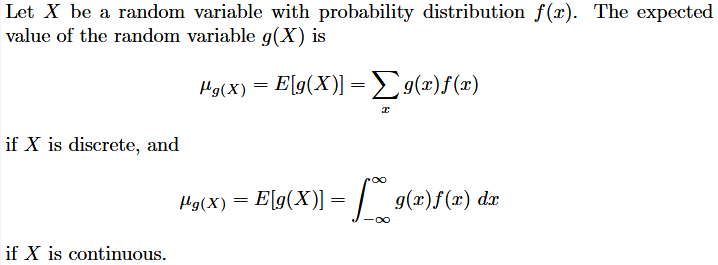 <p>-sum of g(x) * f(x)</p>