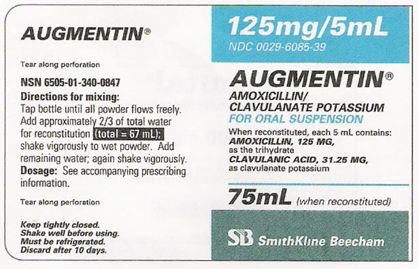 <p>Generic Name: Amoxicillin + Clavulanate</p><p>Therapeutic Class: Beta lactam antibiotic, penicillins</p><p>Indication: Bacterial infection</p>