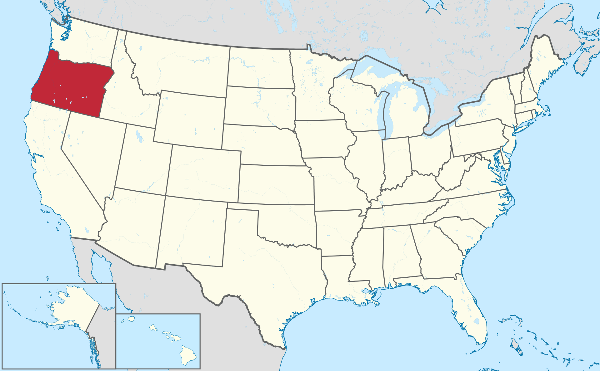 <p>Oregon</p>