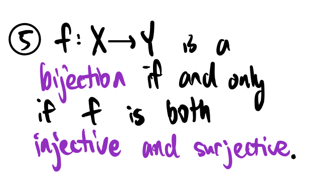 <p>Being both Injective (one to one) and surjective (onto)</p>