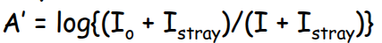 <p>for radiation that doesn’t pass through the cell</p>