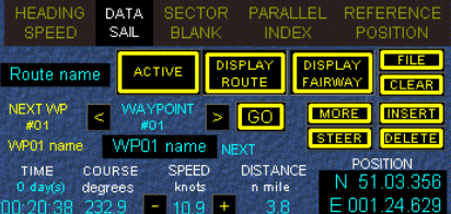 <p>Main DATA SAIL menu</p>