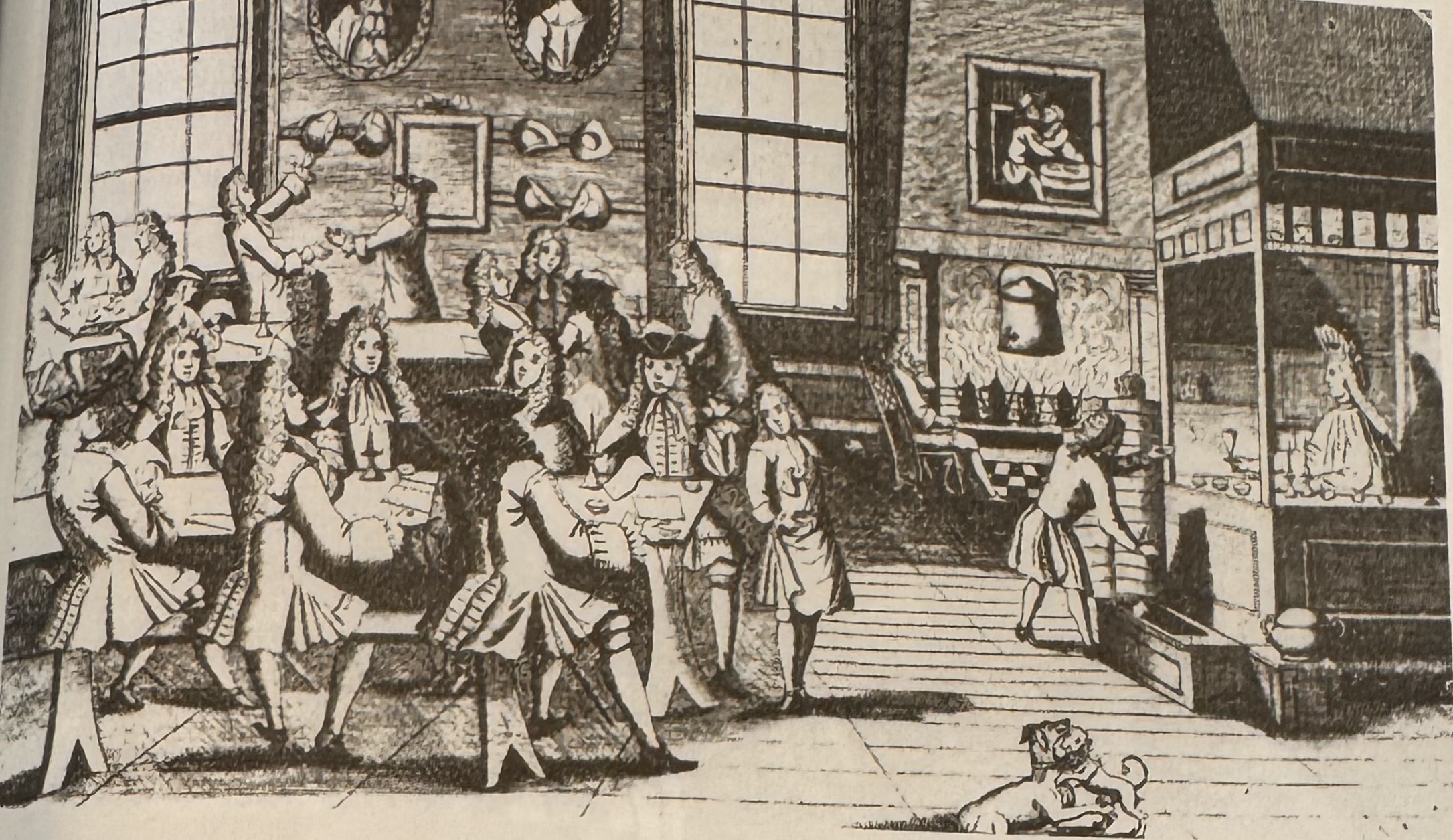 <p>Wat was de belangrijkste functie van koffiehuizen in de Verlichting?</p>