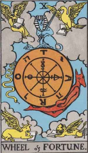 <p>X - The Wheel of Fortune</p>