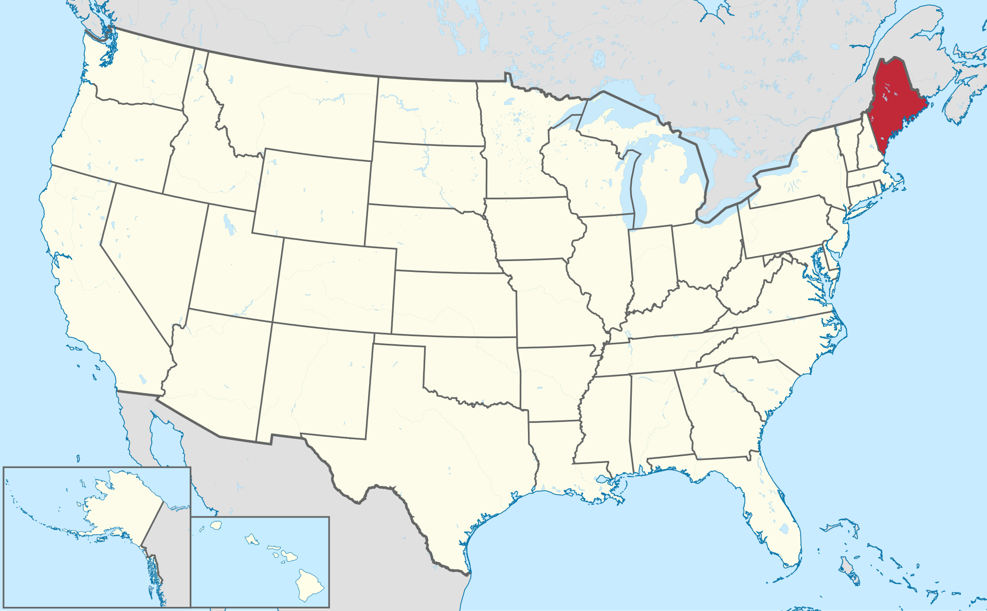 <p>Maine</p>